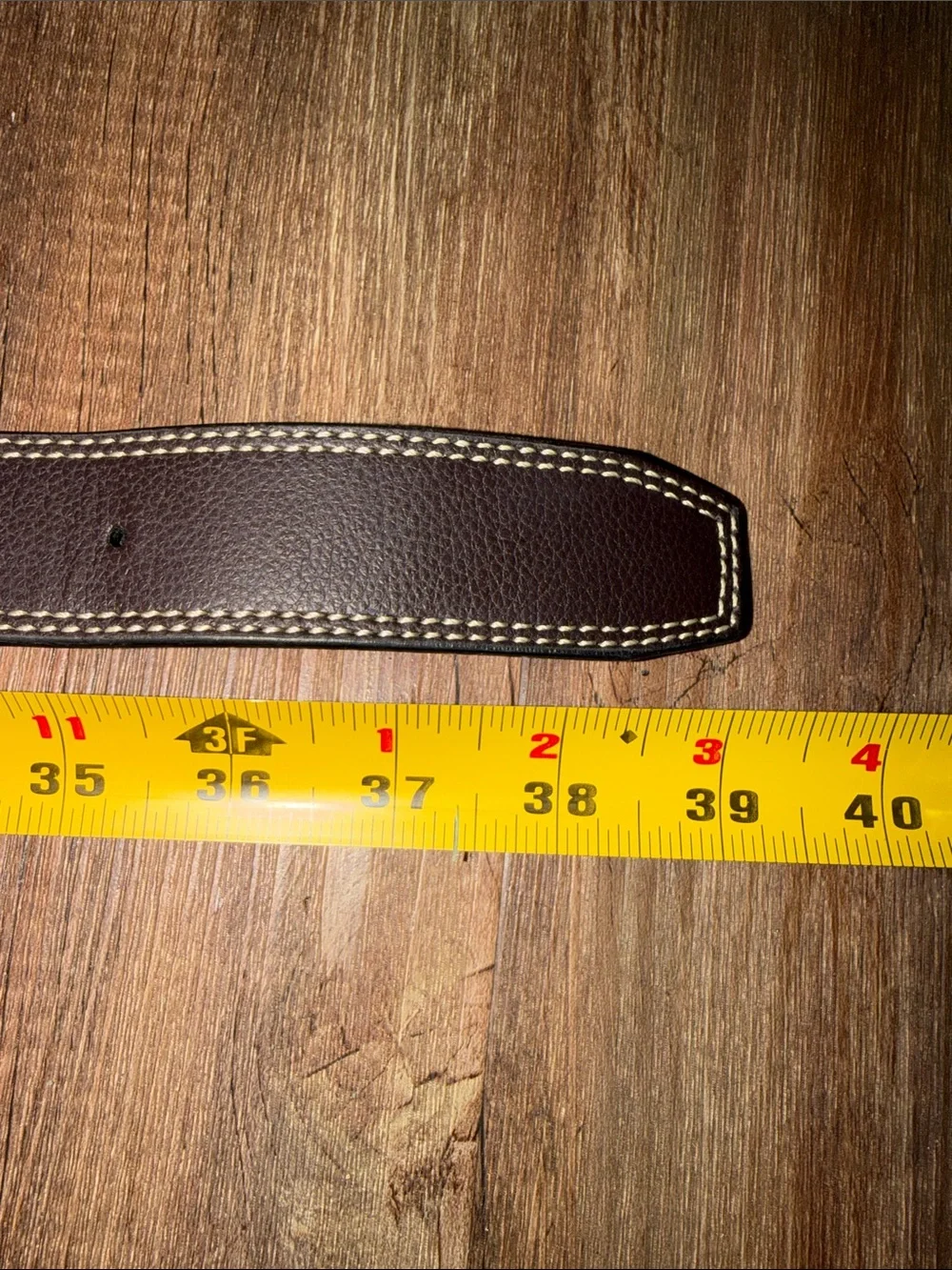 Nike Reversible Leather Belt Mens Brown Black no size see measurements